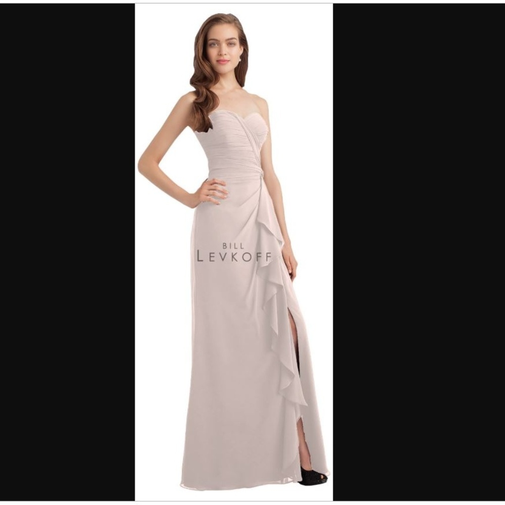 Bill Levkoff Petal Pink Style1134 Bridesmaid Dress